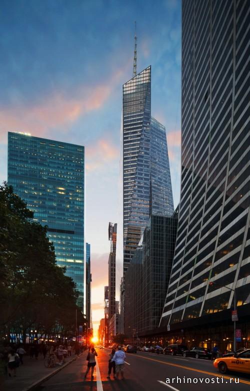 Башня Банка Америки от Cook+Fox Architects. Нью-Йорк, США.