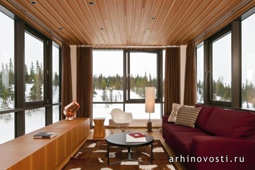Отель «Copperhill Mountain Lodge» от Bohlin Cywinski Jackson. Оре, Швеция.