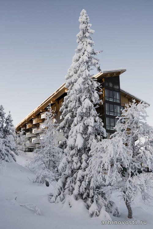 Отель «Copperhill Mountain Lodge» от Bohlin Cywinski Jackson. Оре, Швеция.