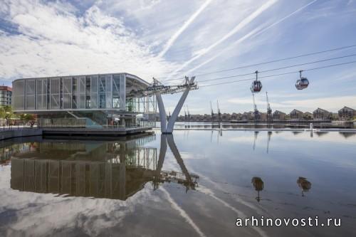 Канатная дорога Emirates Air Line от Wilkinson Eyre Architects. Лондон, Великобритания. Канатная дорога Emirates Air Line от Wilkinson Eyre Architects. Лондон, Великобритания.