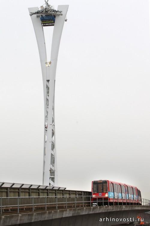 Канатная дорога Emirates Air Line от Wilkinson Eyre Architects. Лондон, Великобритания. Канатная дорога Emirates Air Line от Wilkinson Eyre Architects. Лондон, Великобритания.