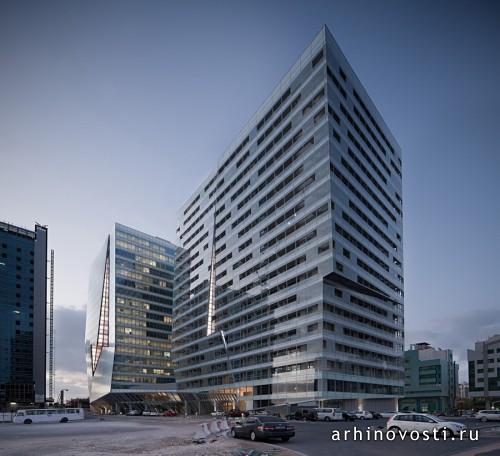 Многофункциональный комплекс «Guardian Towers» от LAB Architecture Studio. Абу-Даби, ОАЭ.