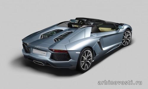 Спорткар Lamborghini Aventador LP700-4 Roadster. Спорткар Lamborghini Aventador LP700-4 Roadster.