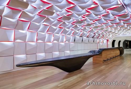 Зал «Salon Urbain» от Sid Lee Architecture и Ædifica. Монреаль, Канада.