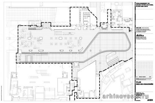 Зал «Salon Urbain» от Sid Lee Architecture и Ædifica. Монреаль, Канада.
