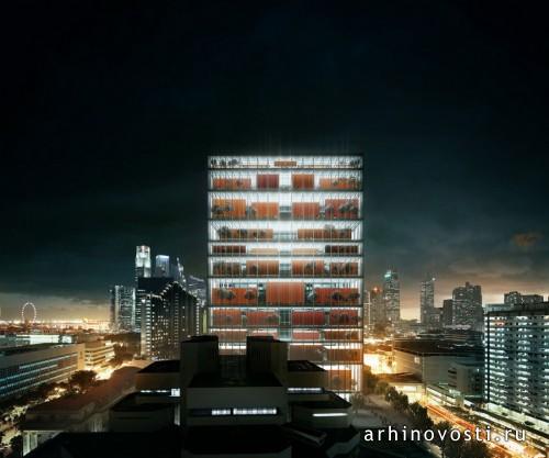 Комплекс зданий для Нижестоящих судов Сингапура от Serie Architects и Multiply Architects. Сингапур.