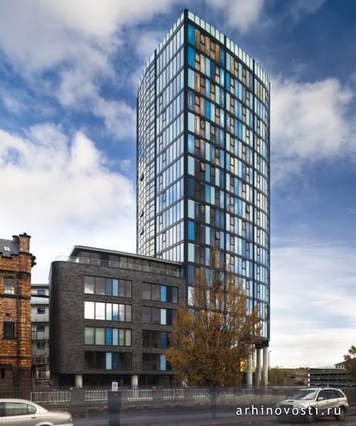 Многофункциональный комплекс iQuarter от Cartwright Pickard Architects. Шеффилд, Великобритания.