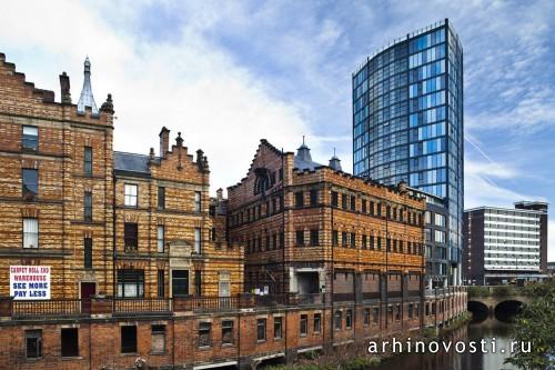 Многофункциональный комплекс iQuarter от Cartwright Pickard Architects. Шеффилд, Великобритания.