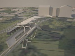 Монорельсовая дорога Zeitgeist в Сакраменто