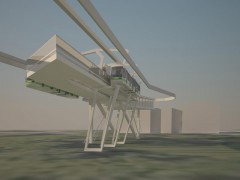 Монорельсовая дорога Zeitgeist в Сакраменто