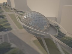 Монорельсовая дорога Zeitgeist в Сакраменто