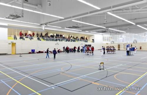 Спортивный комплекс Almelo IISPA от Koppert+Koenis Architecten. Алмело, Нидерланды.