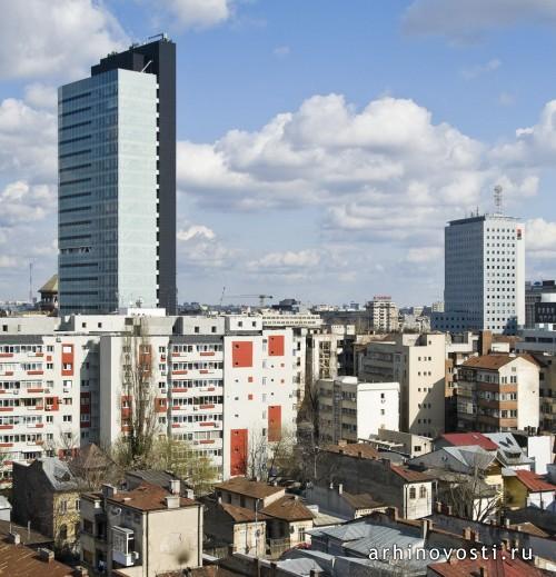 Небоскрёб BTC Tower от Westfourth Architecture. Бухарест, Румыния.