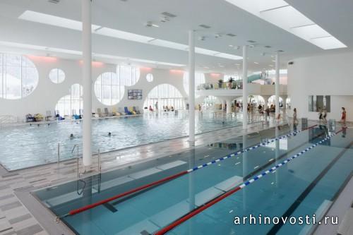 Бассейн «Drautalperle» от MHM Architects. Шпитталь-ан-дер-Драу, Австрия.