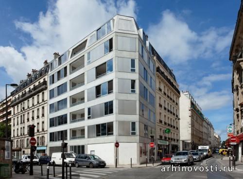 Жилой дом от Bourbouze & Graindorge. Париж, Франция.