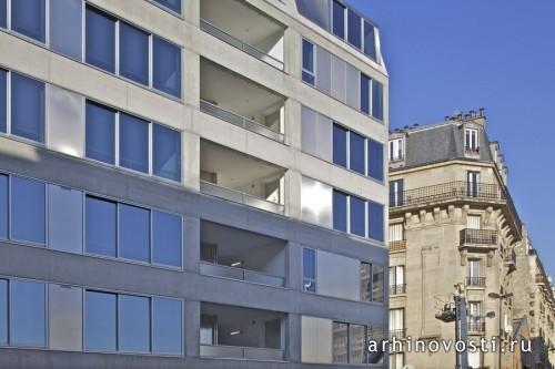 Жилой дом от Bourbouze & Graindorge. Париж, Франция.