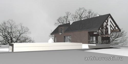 Проект дома «HOUSE YA». Киевская область, Украина.