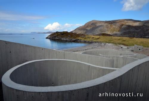 Площадка для отдыха возле моря от Reiulf Ramstad Arkitekter. Норвегия.