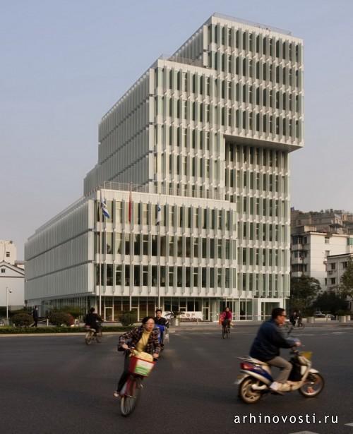 Штаб-квартира Zhejiang Wuchan Group от gmp Architekten. Ханчжоу, Китай.