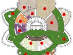 Концептуальный проект Центра Арт-терапии. Южно-Сахалинск, Россия.