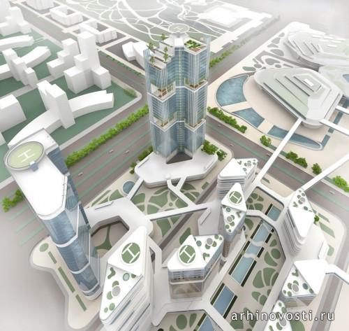 Бизнес-квартал. Екатеринбург, Россия.