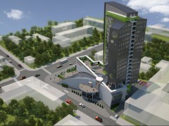 Многофункциональный банковский комплекс. Кишинев, Молдова.