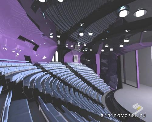 Дизайн интерьера для театра иллюзий.
