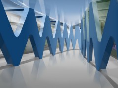 Проект интерьера выставки «Инфузория». Запорожье, Украина.