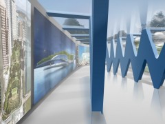 Проект интерьера выставки «Инфузория». Запорожье, Украина.