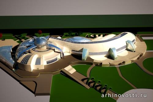 Конкурсная работа Маркеловой Юлии. Центр досуга. Днепропетровск, Украина.
