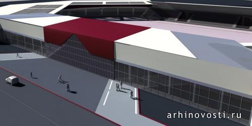 Концепция современного спортивно-развлекательного комплекса. Омск, Россия.