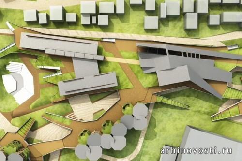 План общественной зоны