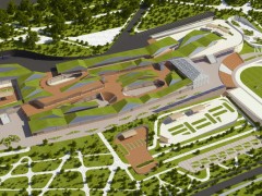 Проект школы-интерната. Остров Русский, Россия.
