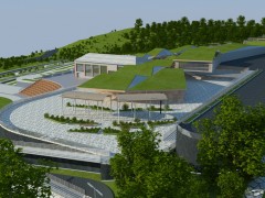 Проект школы-интерната. Остров Русский, Россия.
