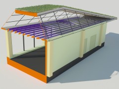 Проект школы-интерната. Остров Русский, Россия.