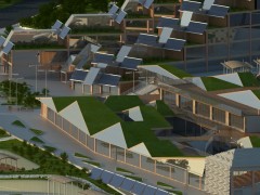 Проект школы-интерната. Остров Русский, Россия.