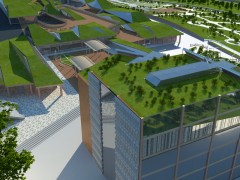 Проект школы-интерната. Остров Русский, Россия.