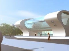 Дизайн-проект входной группы Театра юного зрителя. Омск, Россия.