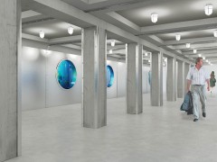 Проект подземного перехода в образе батискафа. Минск, Беларусь.