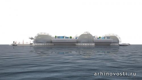 Жилая структура для жизни на воде. Жилая структура для жизни на воде.