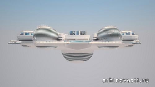 Жилая структура для жизни на воде. Жилая структура для жизни на воде.