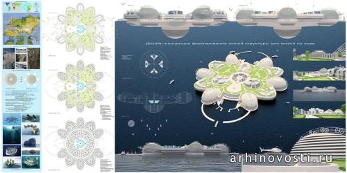 Жилая структура для жизни на воде. Жилая структура для жизни на воде.