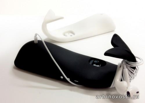 Чехол в виде кита для iPhone 5 от Leesedesign. Южная Корея.