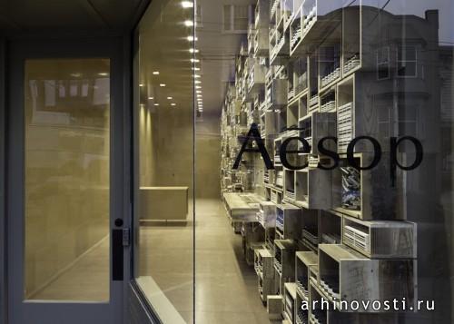 Магазин Aesop от NADAAA. Сан-Франциско, США.