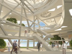 Концепция небоскреба «Meccano tower». Екатеринбург, Россия.