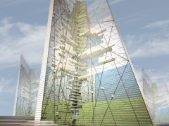 Концепция небоскреба «Meccano tower». Екатеринбург, Россия.