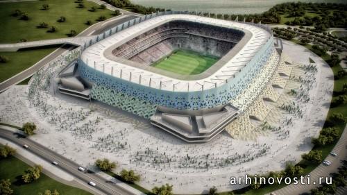 Стадион Pernambuco Arena от Fernandes Arquitetos Associados. Сан-Лоренсу-да-Мата, Бразилия.