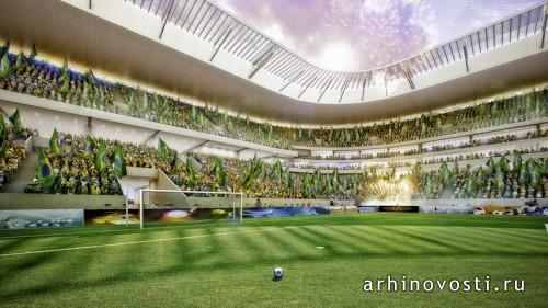 Стадион Pernambuco Arena от Fernandes Arquitetos Associados. Сан-Лоренсу-да-Мата, Бразилия.