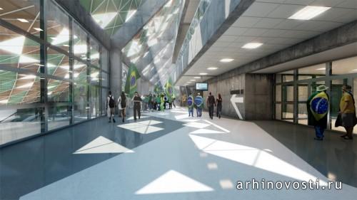 Стадион Pernambuco Arena от Fernandes Arquitetos Associados. Сан-Лоренсу-да-Мата, Бразилия.