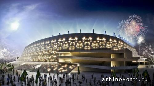 Стадион Pernambuco Arena от Fernandes Arquitetos Associados. Сан-Лоренсу-да-Мата, Бразилия.